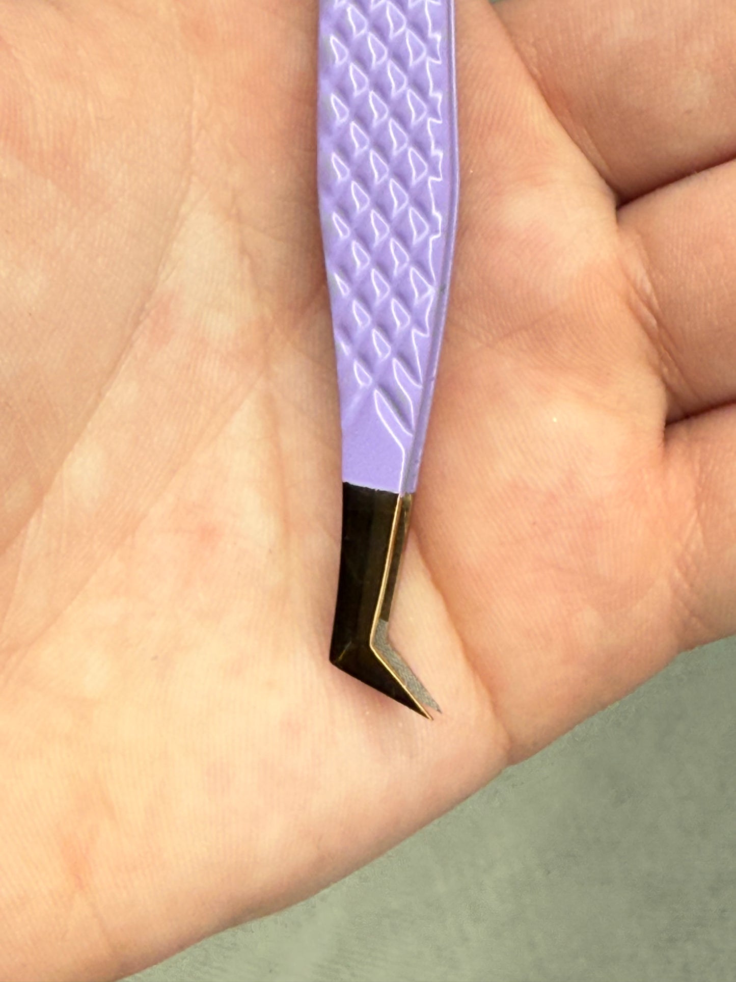FIBER TIP Golden Grip single tweezers