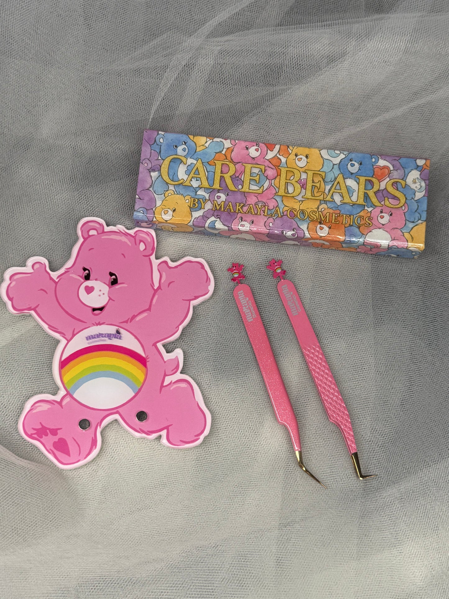 Cheer Bear tweezer & tile duo