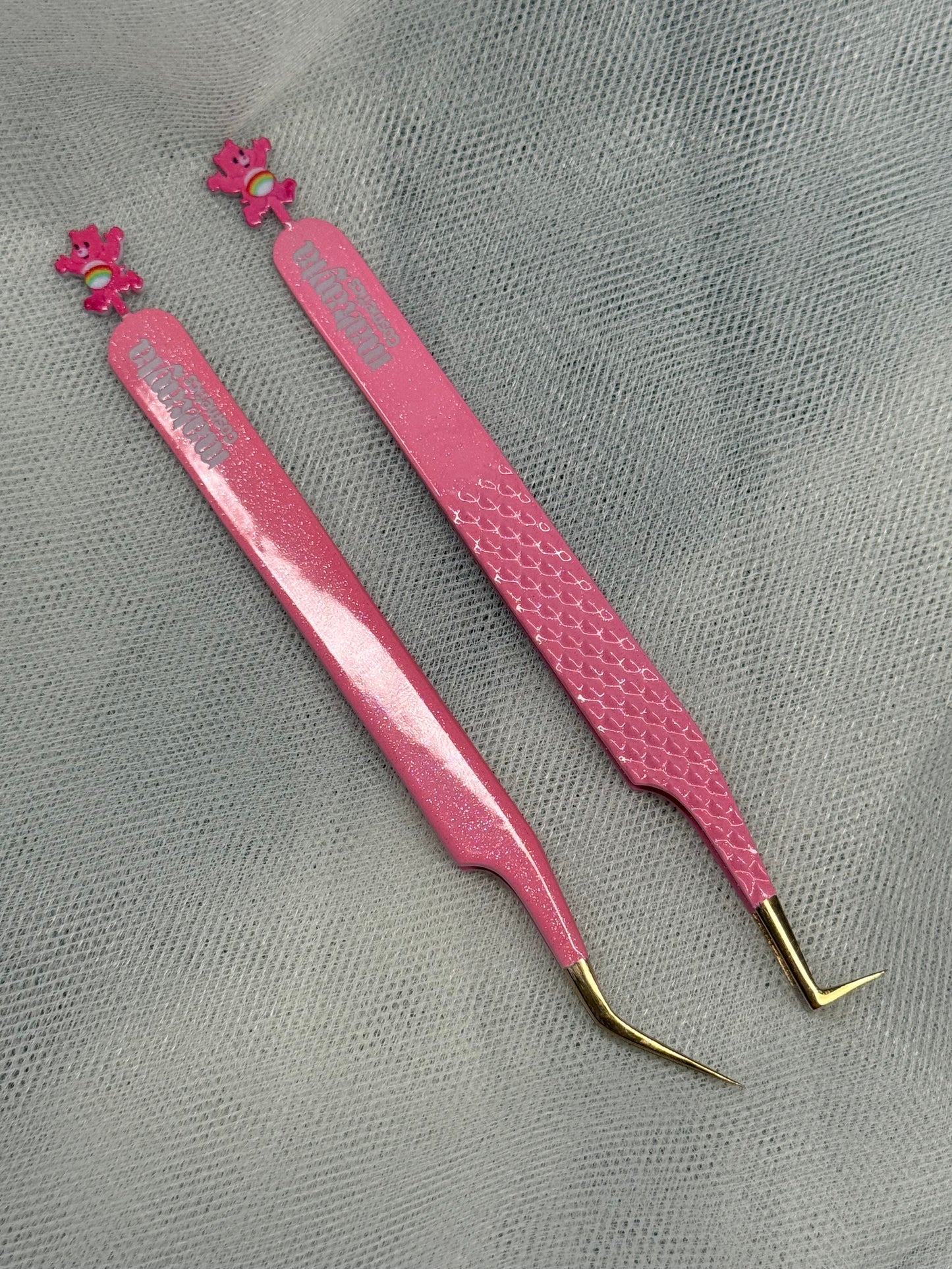 FIBER TIP Cheer Bear duo tweezers
